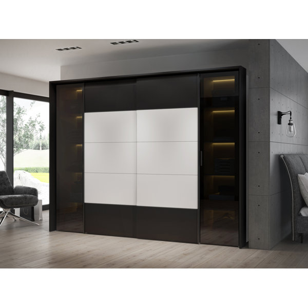 Wade Logan Amanta 4 Door Manufactured Wood Wardrobe Wayfair.co.uk